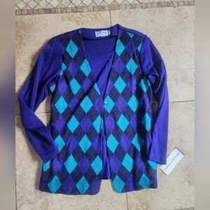 Alfred Dunner Vibrant Purple Knitwear